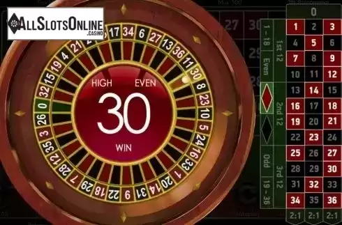 Game Screen 4. European Roulette (Spinomenal) from Spinomenal