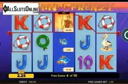Free Spins 2. Fishin Frenzy Power 4 Slots from Blueprint