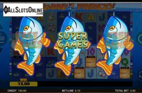 Free Spins. Fishin Frenzy Power 4 Slots from Blueprint