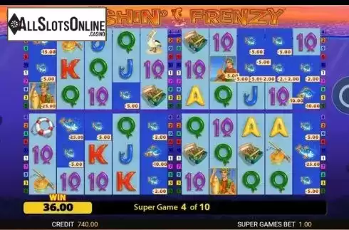 Free Spins 3. Fishin Frenzy Power 4 Slots from Blueprint