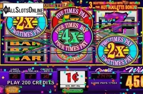Win. Hot Roulette - Super Times Pay from IGT