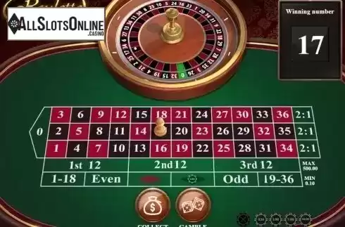 Game Screen 3. Lucky Spin European Roulette from Fugaso