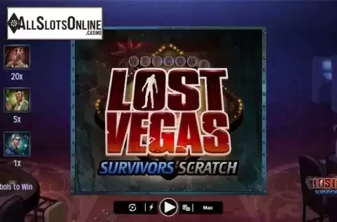 Game Screen 1. Lost Vegas Survivors Scratch from Microgaming