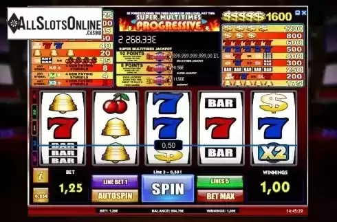 Win 1. Super Multitimes Progressive from iSoftBet