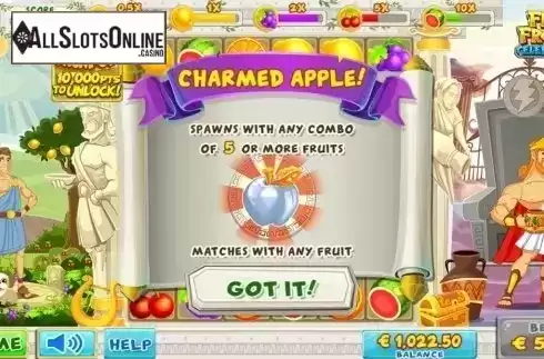 Charmed Apple. The Fruit Frenzy Celebration from Pariplay