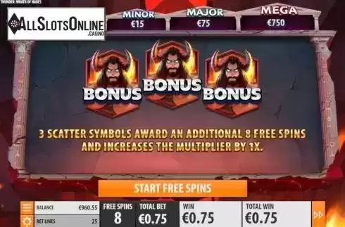 Free Spins 1. Titan Thunder: Wrath of Hades from Quickspin