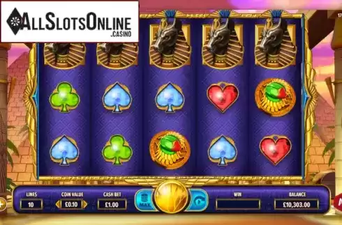 Reel Screen. Treasures Of Egypt (NetGaming) from NetGaming