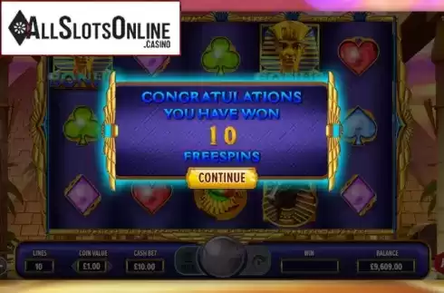 Free Spins Win. Treasures Of Egypt (NetGaming) from NetGaming