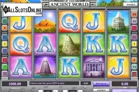 Game Workflow screen. Wonders of the Ancient World from Tom Horn Gaming
