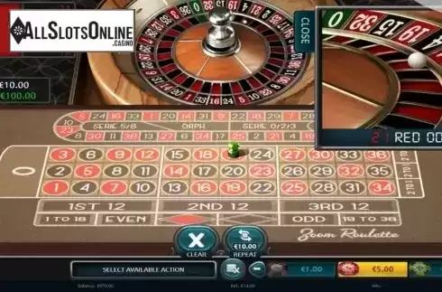 Win screen 2. Zoom Roulette (Nucleus Gaming) from Nucleus Gaming