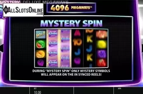 Features 2. Mystery Spin Deluxe Megaways from Blueprint