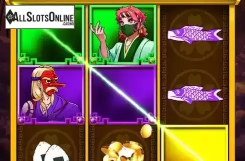Combat Free Spins Gameplay Screen