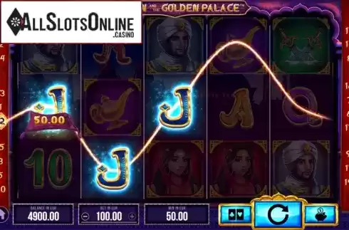Win screen. Aladdin and the Golden Palace from SYNOT