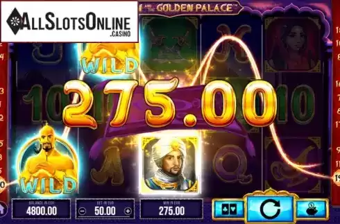 Win screen 2. Aladdin and the Golden Palace from SYNOT