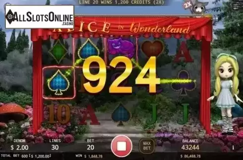 Wn Screen. Alice In Wonderland (KA Gaming) from KA Gaming