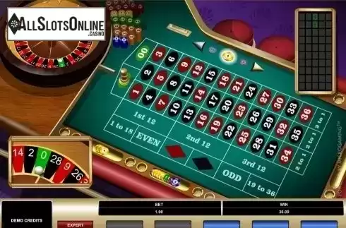 Game Screen. American Roulette (Microgaming) from Microgaming