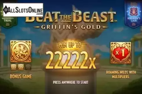 Start Screen. Beat the Beast Griffin's Gold from Thunderkick