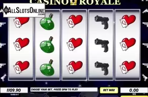 Reel screen. Casino Royale (Tom Horn Gaming) from Tom Horn Gaming