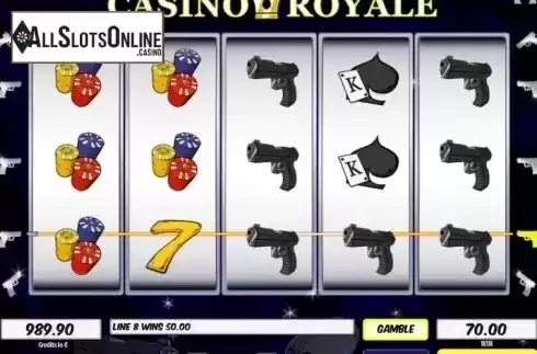 Win screen. Casino Royale (Tom Horn Gaming) from Tom Horn Gaming