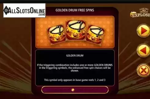 Golden Drum FS screen