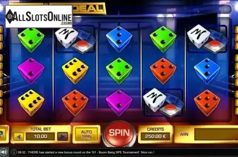 Reel Screen. Deal or No Deal The Dice Slot from GAMING1