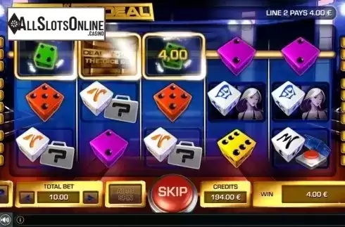 Win Screen . Deal or No Deal The Dice Slot from GAMING1