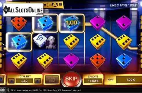 Win Screen 4. Deal or No Deal The Dice Slot from GAMING1