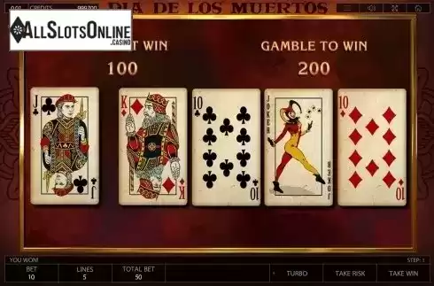 Gamble screen 2. Dia de Los Muertos (Endorphina) from Endorphina