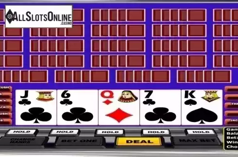 Game Screen. Double Bonus Poker MH (Betsoft) from Betsoft