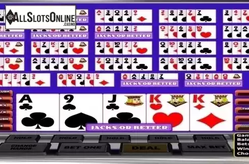 Game Screen. Double Bonus Poker MH (Betsoft) from Betsoft