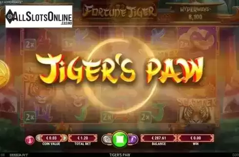 Tiger's Paw screen