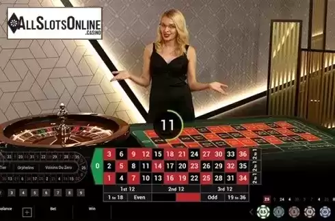 Game Screen. French Roulette Live (Playtech) from Playtech