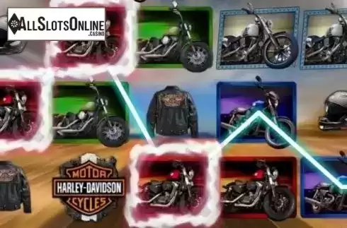 Win Screen . Harley-Davidson Freedom Tour from IGT