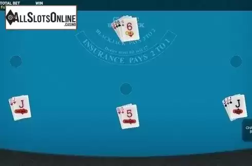 Reel screen. High Roller Classic Blackjack from OneTouch