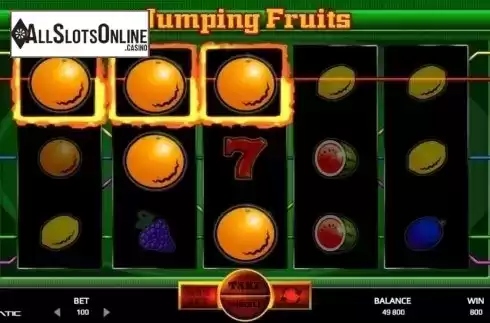 Win Screen. Jumping Fruits (Promatic Games) from Promatic Games