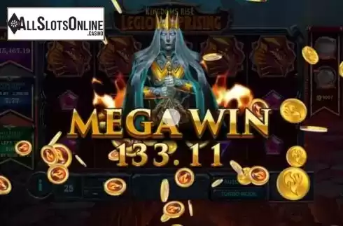 Mega Win. Kingdoms Rise: Legion Uprising from Playtech