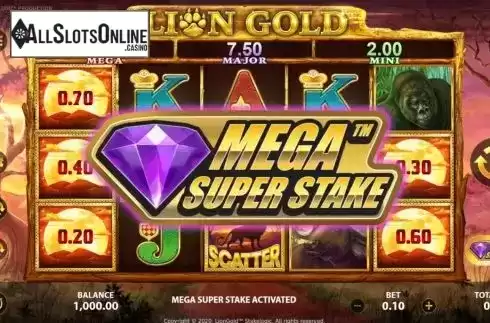 Start Screen 3. Lion Gold Super Stake Edition from StakeLogic