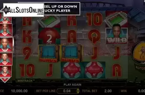 Reel Screen. Liverpool Football Club Slots from Aspect Gaming