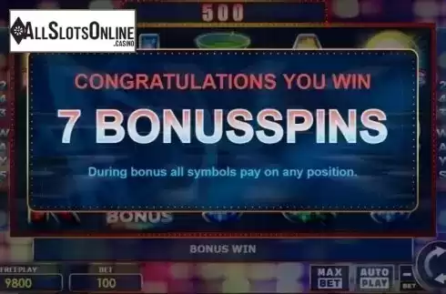 Free Spins Triggered. Party Night (Amatic Industries) from Amatic Industries