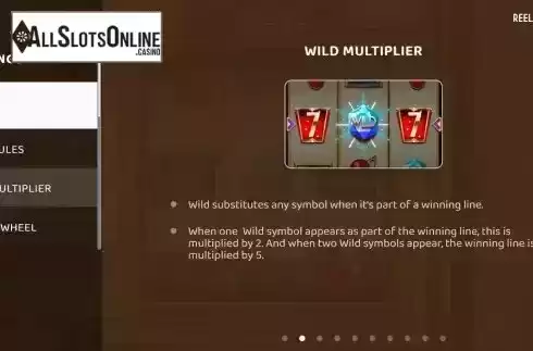 Wild multiplier screen
