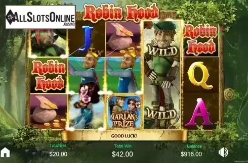 Wild win screen. Robin Hood and his Merry Wins from Revolver Gaming