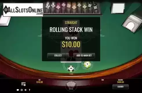 Rolling Stack Win Screen