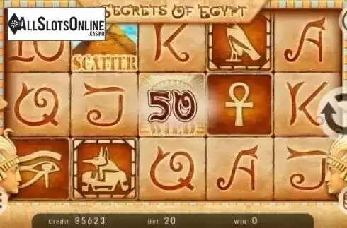 Reel Screen. Secrets of Egypt (Kajot Games) from KAJOT