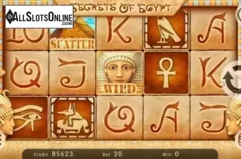 Wild, Scatter. Secrets of Egypt (Kajot Games) from KAJOT