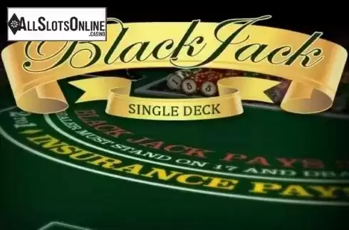 Single Deck Blackjack. Single Deck Blackjack (Betsoft) from Betsoft