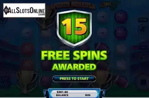 Free Spins Win Screen 2