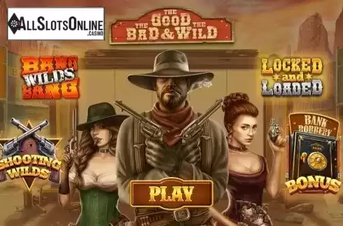 Start Screen. The Good The Bad And The Wild from Pariplay