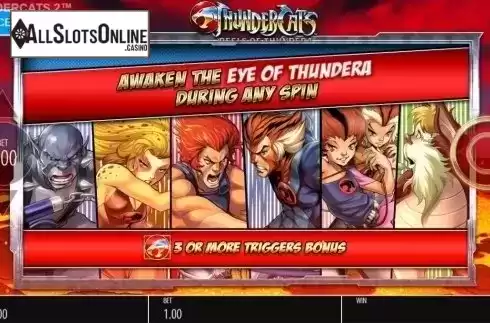 Start Screen. Thundercats Reels Of Thundera from Blueprint