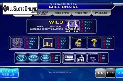 Screen2. Who Wants to Be a Millionaire (Ash Gaming) from Ash Gaming
