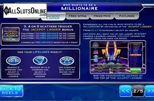 Screen3. Who Wants to Be a Millionaire (Ash Gaming) from Ash Gaming